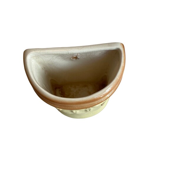 Vintage Royal Copley Ceramic Salt Box Yellow Vintage Farm House Cottage Decor - Picture 3 of 5